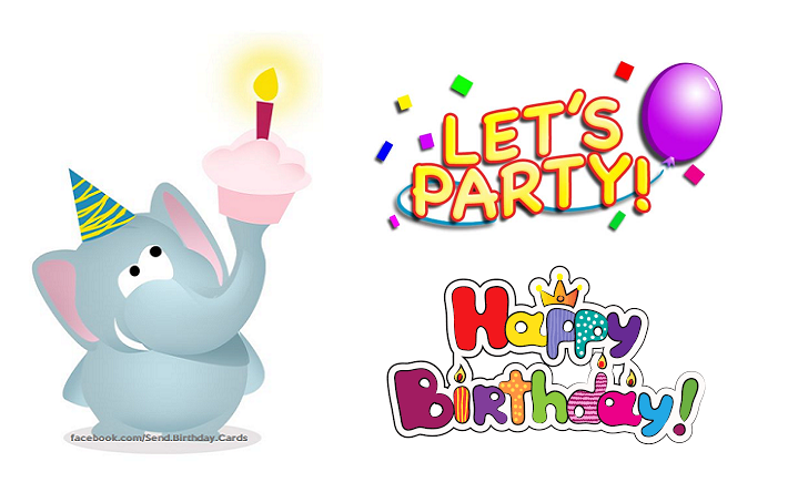 Happy Birthday - Let's party! | Birthday Cards