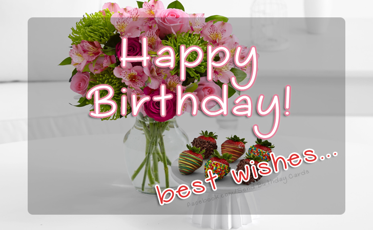 Happy Birthday - best wishes... | Birthday Cards