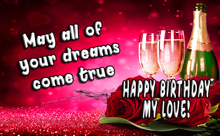 Happy Birthday Card Image for My Love | Birthday Cards