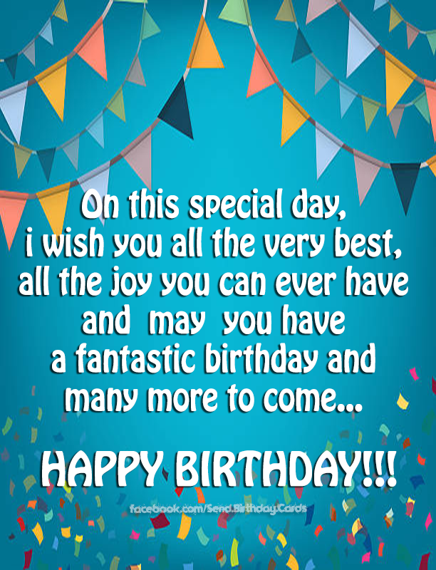 On this special day... | Birthday Cards