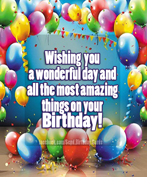 Wishing you a wonderful day...