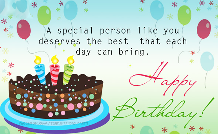 A special person like you... | Birthday Cards