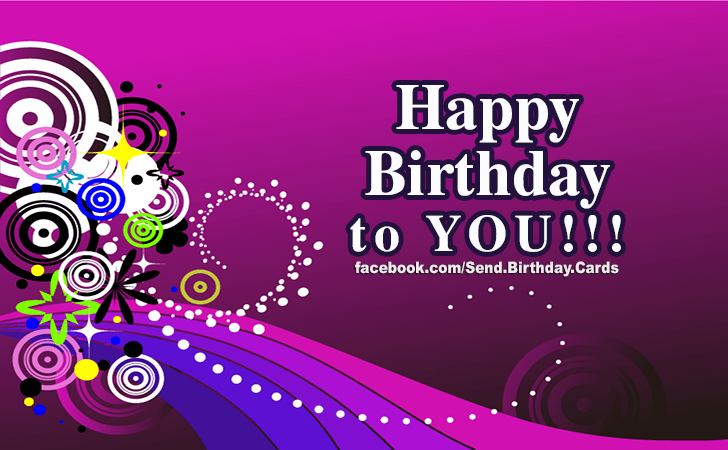 To YOU! | Birthday Cards