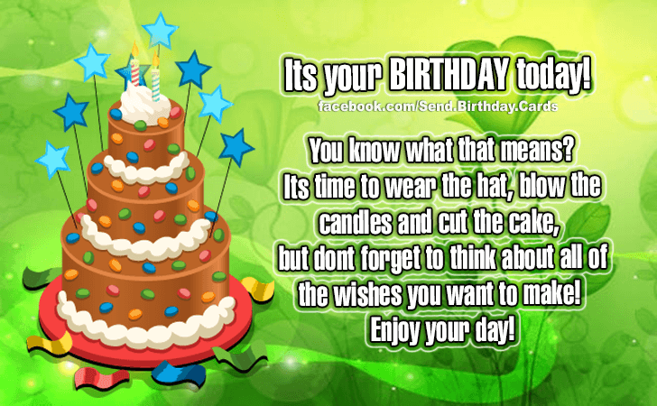Its Your Birthday!