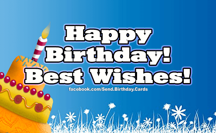 Best Wishes! | Birthday Cards