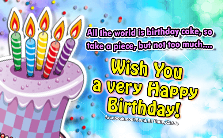 Wish you a very Happy Birthday! | Birthday Cards