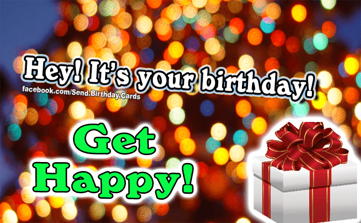 Get Happy! | Birthday Cards