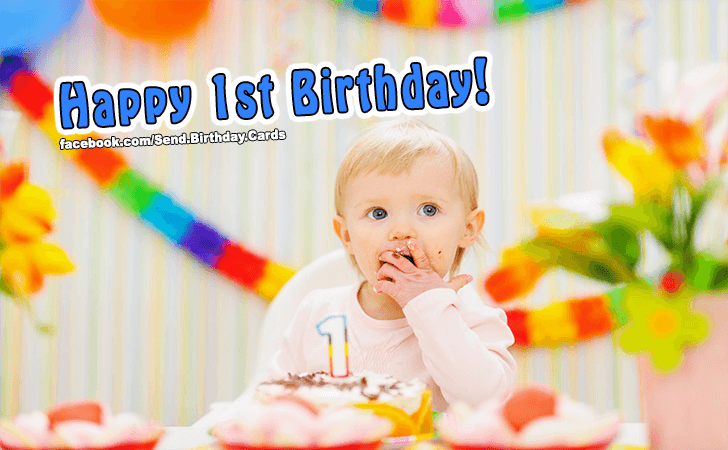 Happy 1st Birthday! | Birthday Cards