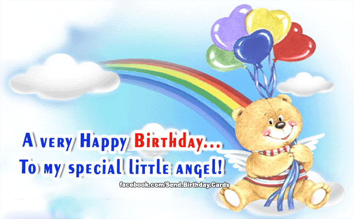 To my special little angel! | Birthday Cards