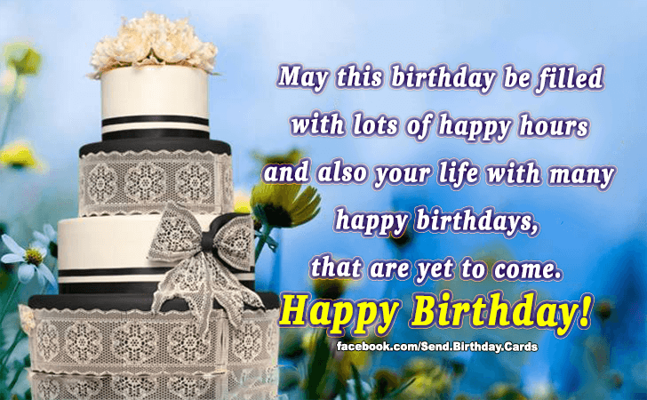 May this birthday be filled with... | Birthday Cards