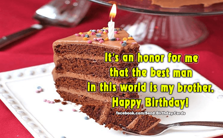 To my brother! | Birthday Cards