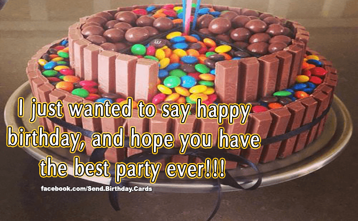 I just wanted to say...