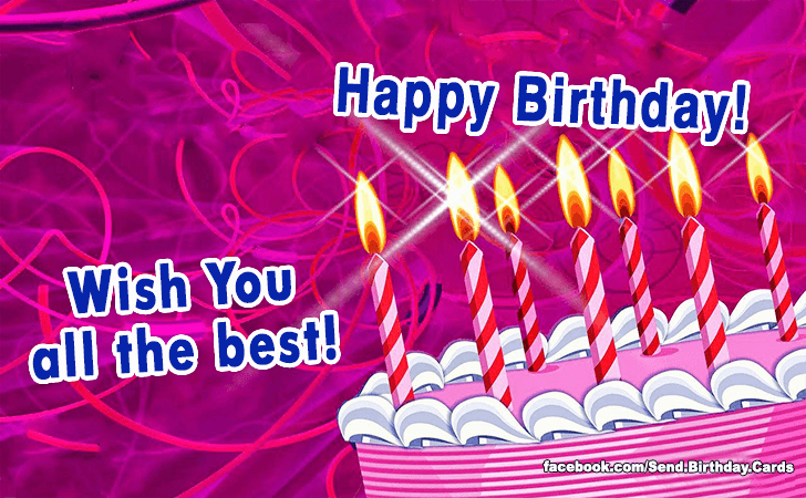 Wish You all the best! | Birthday Cards