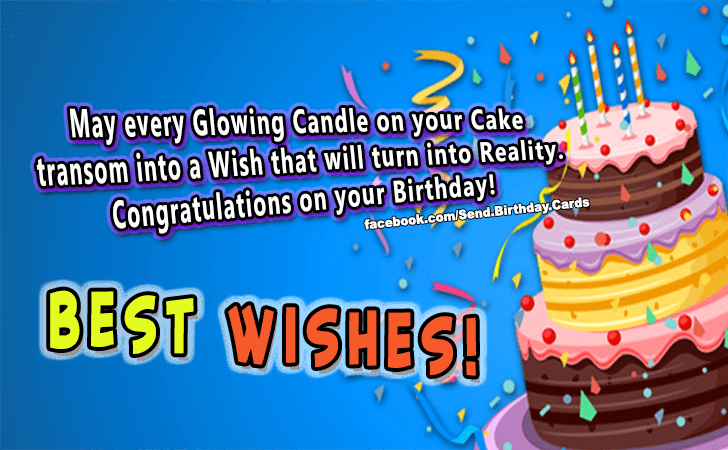 Best Wishes! | Birthday Cards