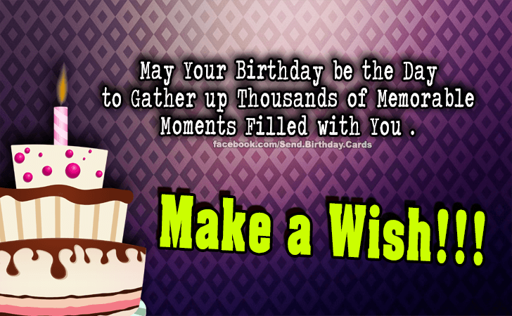 Make a Wish! | Birthday Cards