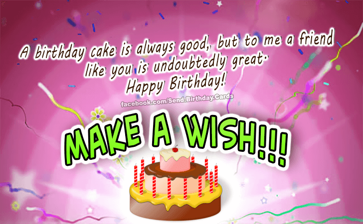 Make a Wish! | Birthday Cards