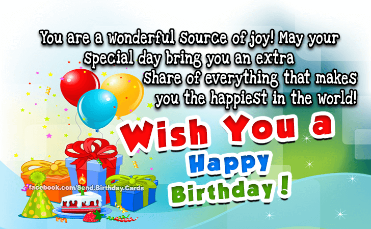 Wish You a Happy Birthday! | Birthday Cards