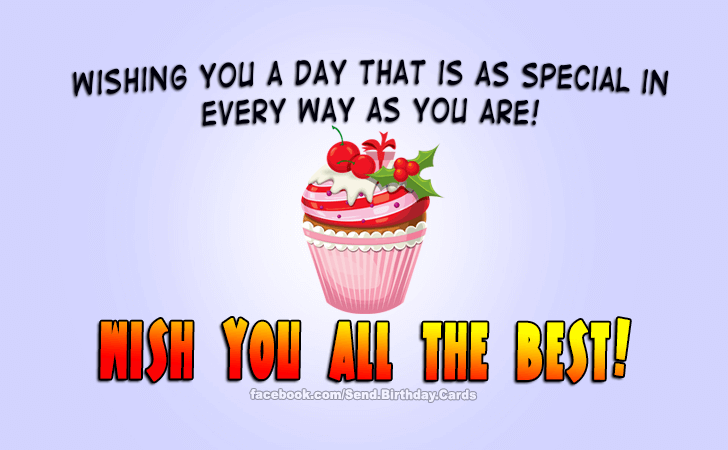 Wish You All The Best! | Birthday Cards