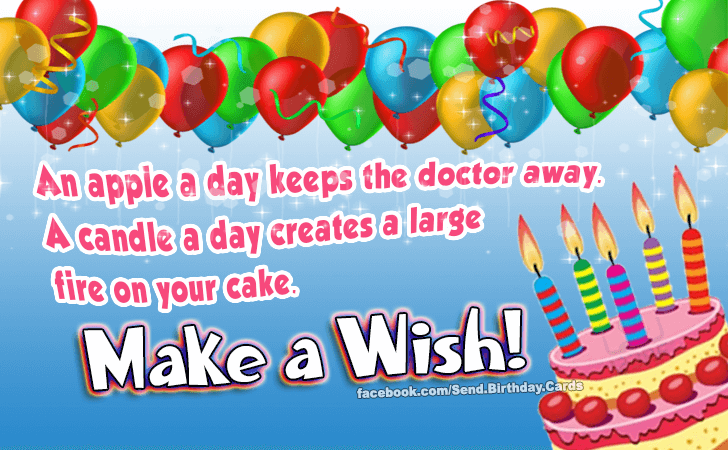 Make a Wish! | Birthday Cards