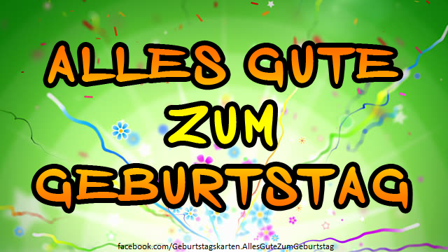 Alles Gute zum Geburtstag