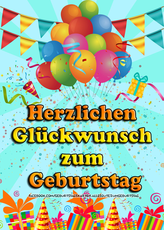 Herzlichen Glückwunsch zum Geburtstag 🎈🎂🎁 - Bilder, Sprüche und Wünsche zum Geburtstag.