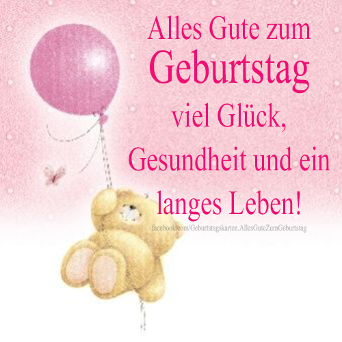 viel Glück, Gesundheit und ein langes Leben!