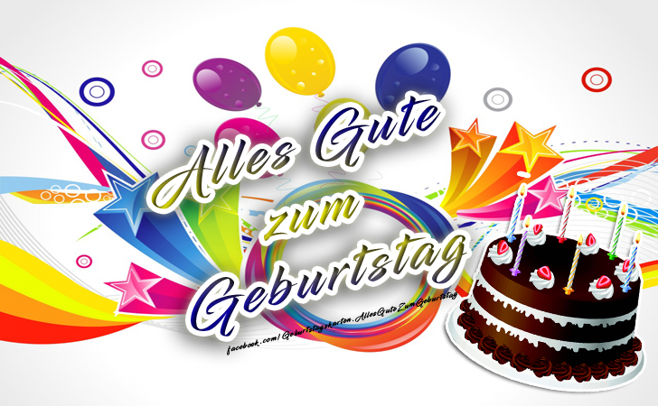 Geburtstagskarten mit Geburtstagstorte: Alles Gute zum Geburtstag mit Geburtstagstorte bilder | Geburtstagskarten