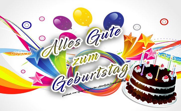 Geburtstagskarten mit Geburtstagstorte: Alles Gute zum Geburtstag mit Geburtstagstorte bilder - Bilder, Sprüche und Wünsche zum Geburtstag.