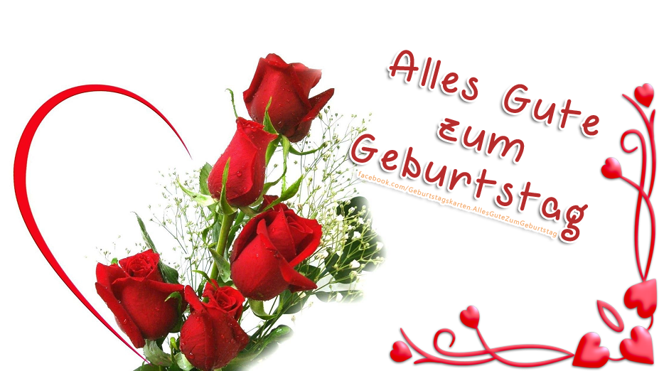 Geburtstagskarten rote Rose: Alles Gute mit roten Rosen bilder - Bilder, Sprüche und Wünsche zum Geburtstag.