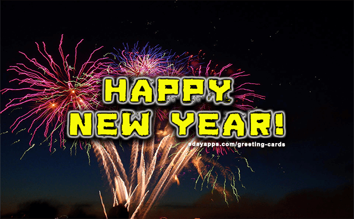 Wishing you beautiful moments, treasured memories, and all the blessing a heart can know. Happy New Year! | Christmas and New Year Cards