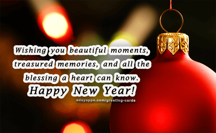 Wishing you beautiful moments... | Christmas and New Year Cards