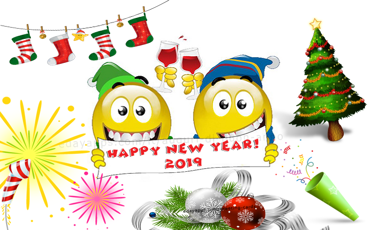 Happy New Year! 2019 | Christmas and New Year Cards