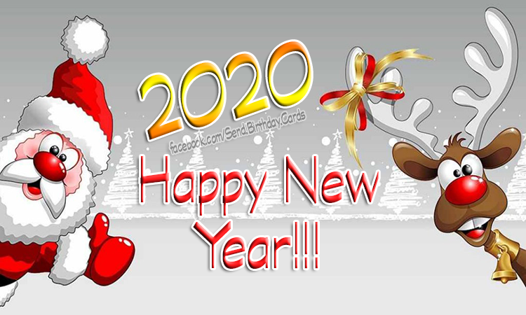 Happy New Year Cards 2020 | Christmas and New Year Cards