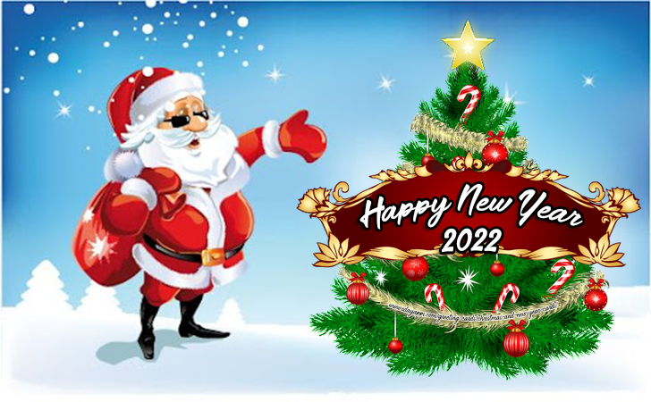 Happy New Year Card 2022 | Christmas and New Year Cards
