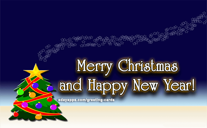 Merry Christmas and Happy New Year! | Christmas and New Year Cards