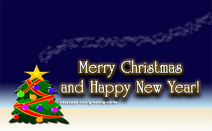 Wishing you a Happy New Year with the hope that you will have many blessings in the year to come! | Christmas and New Year Cards