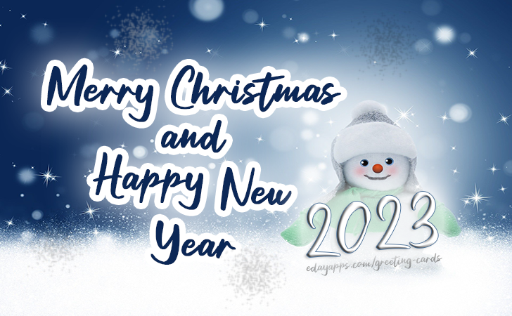 Merry Christmas and Happy New Year 2023