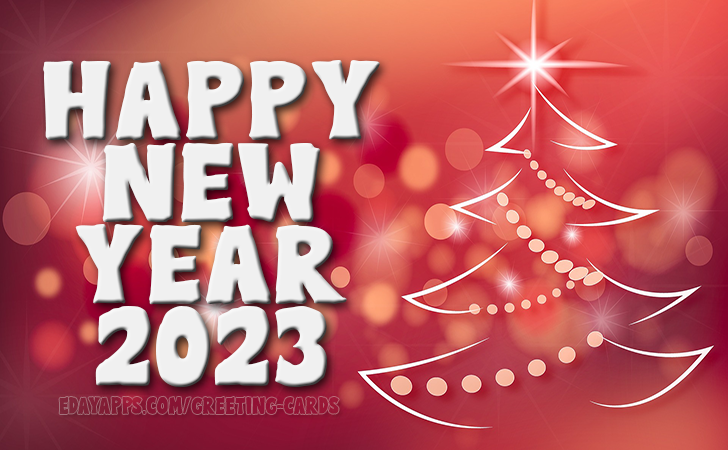 Free Happy New Year and Christmas Cards 2023 | Christmas and New Year Cards