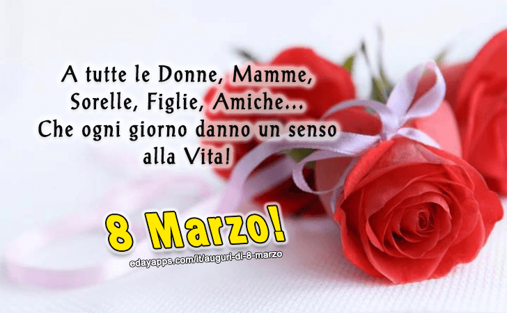 A tutte le Donne, Mamme, Sorelle...