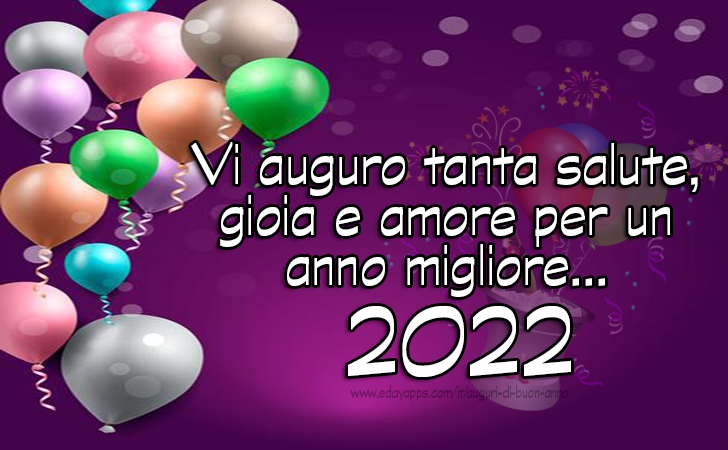 Tanti Auguri di Buon Anno 2022 | Auguri di Buon Anno