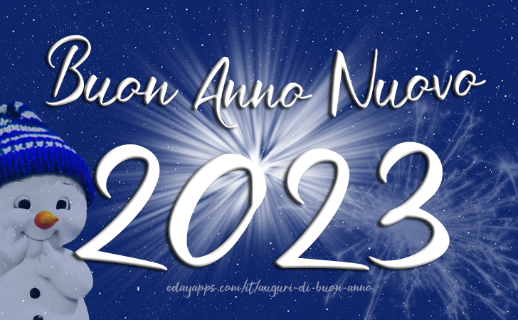 Buon Anno Nuovo 2023