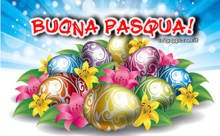 Auguri di Buona Pasqua - Buona Pasqua 2024 - Ti auguro di passare una meravigliosa Pasqua circondata da coloro che ami di più. Tanti auguri!