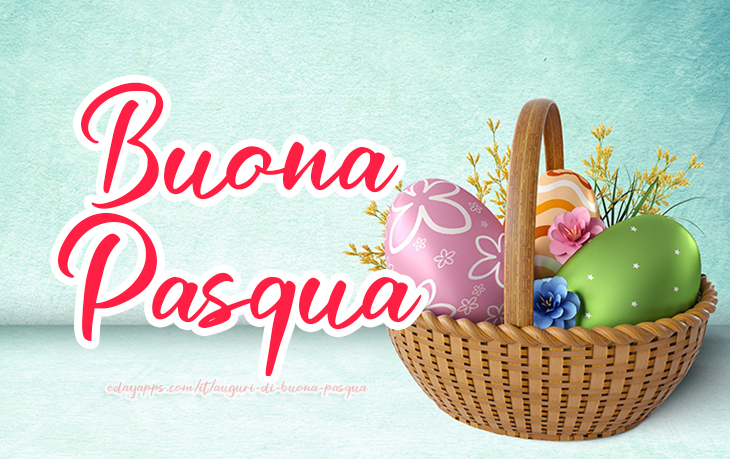 Buona Pasqua a tutti voi e alle vostre famiglie!