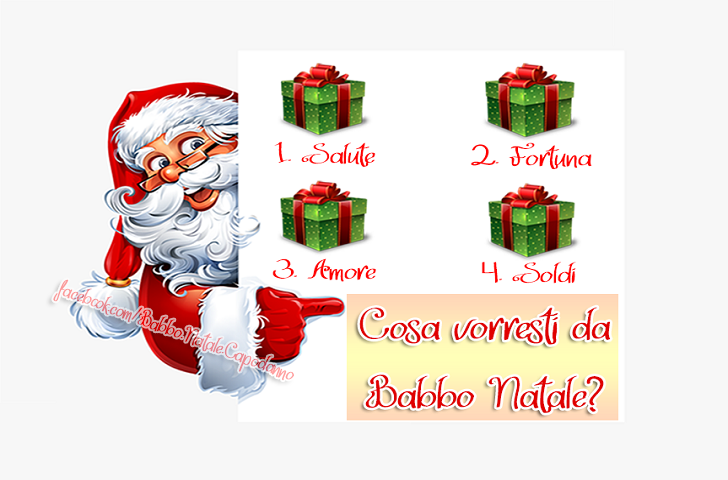 Auguri di Natale | Cosa vorresti da Babbo Natale?