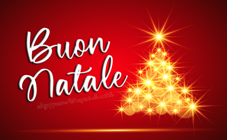 Auguri di Natale | Buon Natale - cartolina con una bella immagine