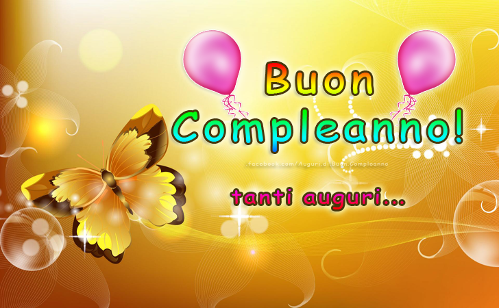 Auguri di Buon Compleanno: Buon Compleanno! tanti auguri...