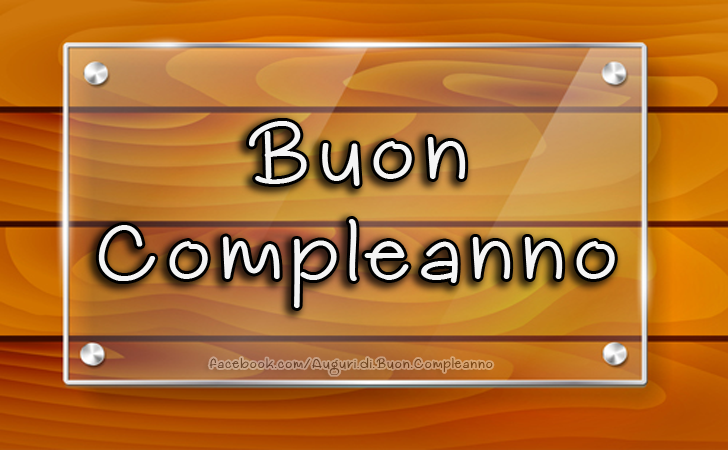 Auguri di Buon Compleanno: Buon Compleanno