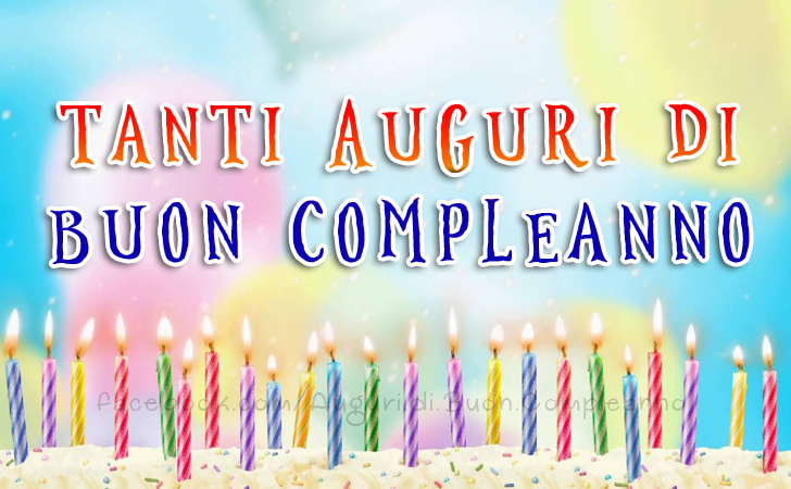 Tanti Auguri di Buon Compleanno