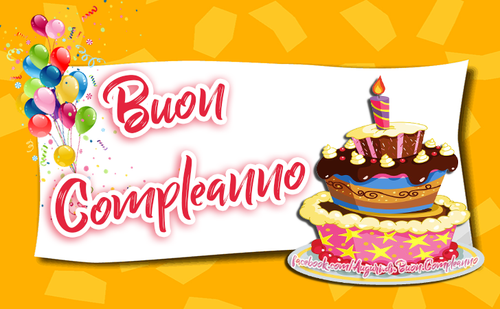 Auguri di Buon Compleanno: Buon Compleanno