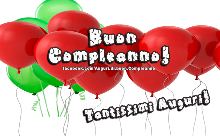 Auguri di Buon Compleanno: Buon Compleanno! Tantissimi Auguri!